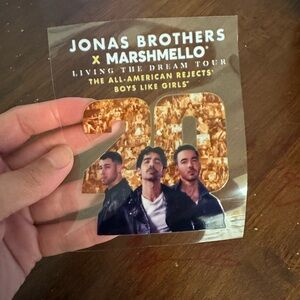 Jonas Brothers Tour Sticker